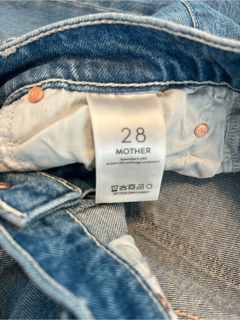 Mother Jeans The Maven Ankle Mid Rise Size 28 in Magic School Bus New With Tags - Picture 8 of 10